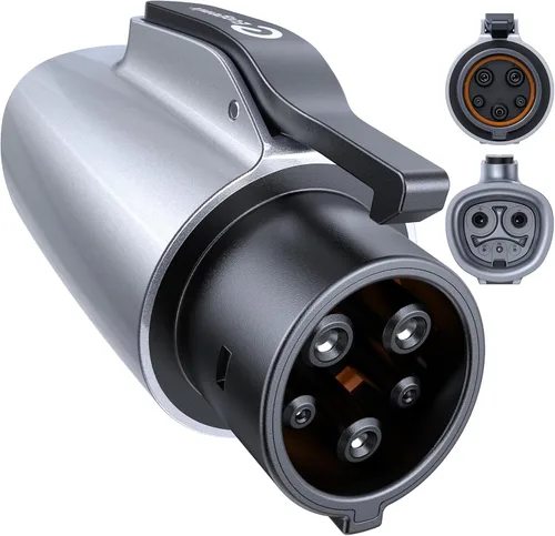 Miniatura 7 de Ecogenix Adaptador de carga Tesla a J1772 (máximo 80 A, 240 V), adaptador NACS a J1772, adaptador J1772 EVs, compatible con conector de pared Tesla