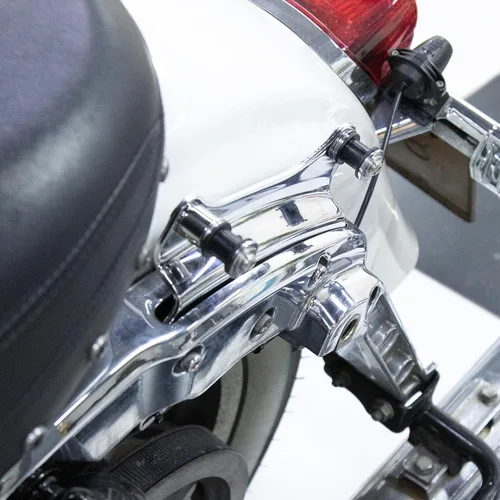 Miniatura 6 de Kit de hardware de acoplamiento cromado de 4 puntos Eumti para Harley Touring 2014-posterior, paquete de viaje de liberación rápida personalizada