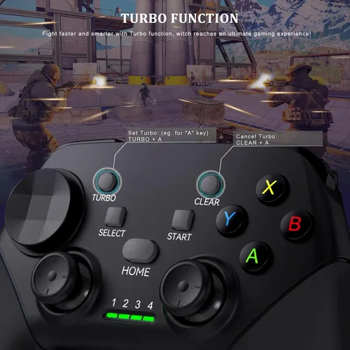 Miniatura 3 de Megadream Wireless Mobile Gaming Controller Gamepad for iPhone/Android/iPad/PC/Switch/PS4/iPad Joystick with Phone Holder, Supported Cloud Game