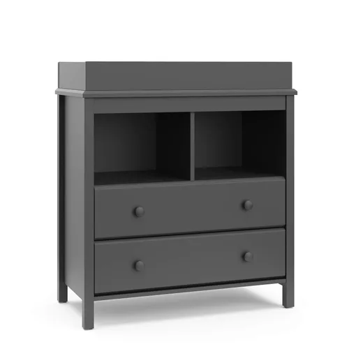 Miniatura 17 de Storkcraft - Cómoda de 6 cajones Alpine (Blanco) – Certificado GREENGUARD Gold, Cómoda blanca para dormitorio, Cajones de almacenamiento para niños