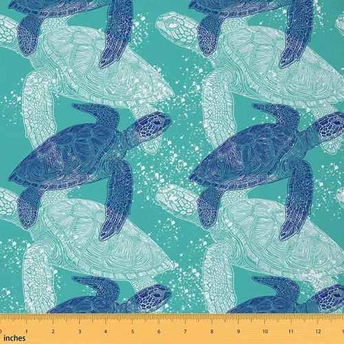Miniatura 17 de jejeloiu The Yard, tela para tapicería de concha de mar para sillas, tela decorativa hawaiana de verano para exteriores, tela impermeable