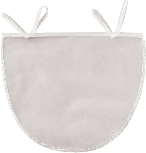 Miniatura 6 de HIC Kitchen Bolsa de leche de nueces sin blanquear con cierre de cordón, 11 x 9 pulgadas