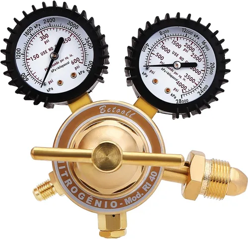 BETOOLL indicadores de regulador de oxígeno y gas para soldaduras para kits de corte con soplete Victor CGA 540.