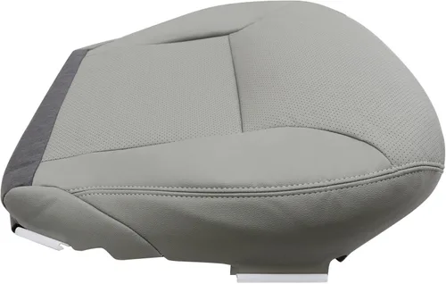 Miniatura 7 de GXARTS Funda de asiento de piel perforada para el lado del conductor y del pasajero, color gris, compatible con Lexus ES300 ES330 2002 2003 2004