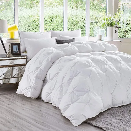 Miniatura 32 de Premium Collection - Edredón alternativo de diamante de 1600 hilos, tamaño individual XL, 68 x 92 pulgadas, 1 pieza para todas las estaciones