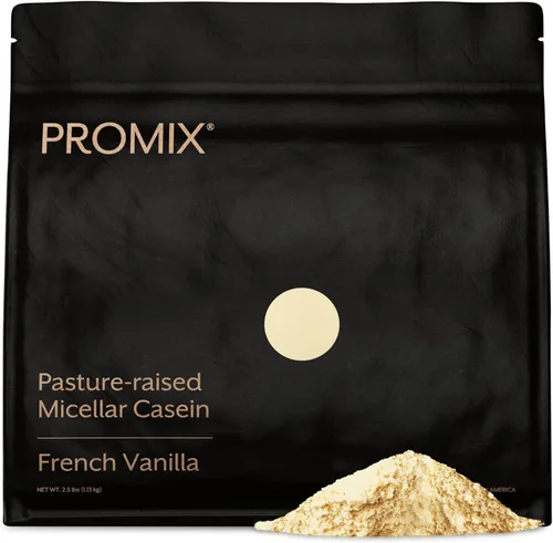 Miniatura 10 de ProMix Nutrition Proteína en polvo de caseína alimentada con pasto, criada en pasto, liberación lenta de 0.88 oz de caseína micelar – 0.18 onzas