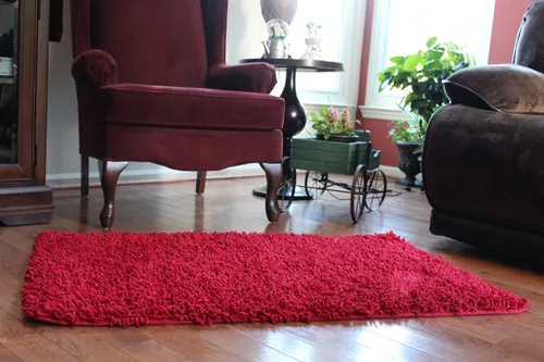 Miniatura 11 de Tache - Tapete de lujo de felpilla de algodón de pelo alto, 16 x 24 pulgadas, suave, absorbente, lanudo para todas las áreas, para baño, bañera