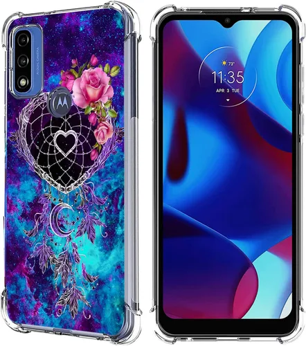Miniatura 17 de Funda para Moto G Pure/Moto G Power 2022/Moto G Play 2023, Mandala Flower Space Drop Protección a prueba de golpes Carcasa protectora de cuerpo