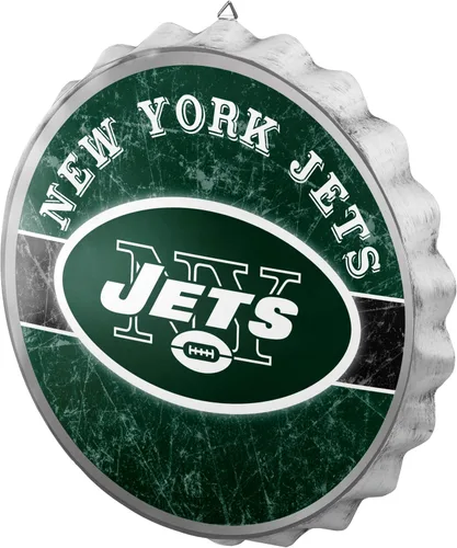 Miniatura 21 de NFL Team Logo Distressed Metal Hanging Wall Bottle Cap Sign