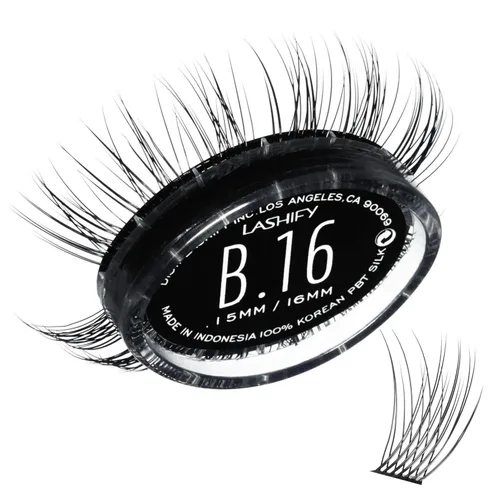 Miniatura 9 de Lashify Recambio de extensiones de pestañas Gossamer de 0.472 pulgadas, color negro, pestañas postizas fáciles para un aspecto natural