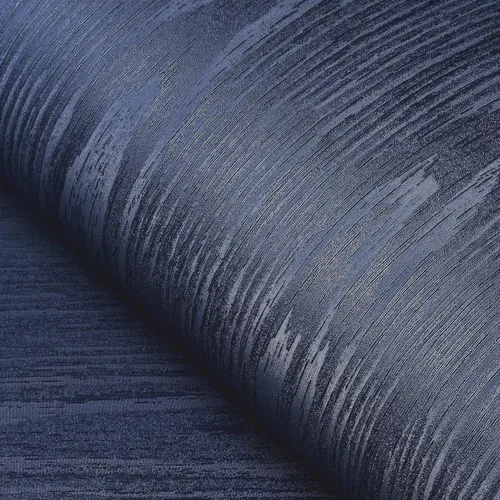 FunStick Papel Tapiz de Madera Azul Oscuro de 24"x394" Despegar y Pegar para Gabinetes de Cocina Papel de Contacto con Veta de Madera Despegar y