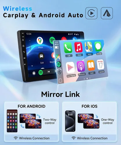 Miniatura 4 de Estéreo de coche Android 15 para Ford F150 2009-2012, Qualcomm 8-Core 4GB+64GB, pantalla táctil QLED de 9 pulgadas, 1280P QLED, CarPlay inalámbrico