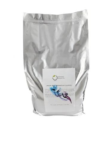 Greenway Biotech, Inc. Sal de Epsom orgánica USP para baño corporal y remojo de pies, sulfato de magnesio para refrescar el cuerpo, 25 libras