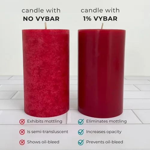 Miniatura 5 de Vybar 103 - Aditivo de cera para hacer velas, modificador de cera de vela de 1 libra para pilares, votivos y velas moldeadas, suministros para hacer