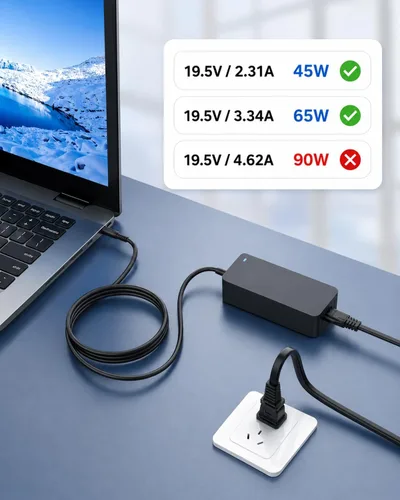 Miniatura 2 de Cargador de laptop de 65 W y 45 W para Dell Inspiron 15-3000 15-5000 15-7000 3520 3530 3511 3535 3525 3521 5420 5425 5579 5430 5435 5621 5425 5425