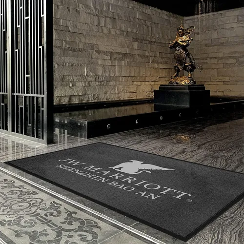 Miniatura 22 de ALLEVI Tapetes personalizados para puerta delantera, alfombras comerciales personalizadas para área de negocios, iglesia, museo, hogares