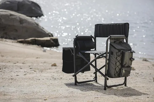 Miniatura 2 de Picnic Time Fusion – Silla plegable, Gris/Negro Gris Oscuro con Acentos Negros