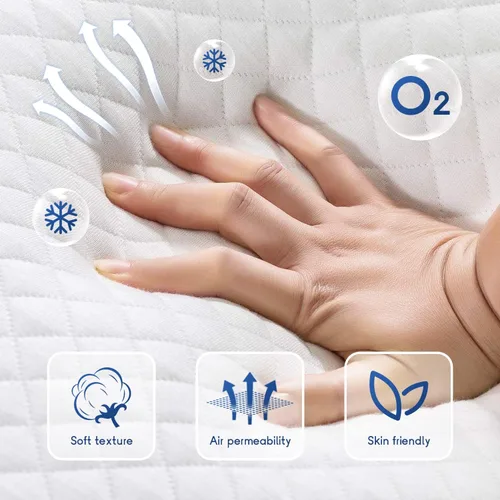 Miniatura 4 de PayLessHere Colchón de Espuma Viscoelástica con Gel Twin de 6 Pulgadas Sin Fibra de Vidrio/Certificado CertiPUR-US/Cama en una Caja/Sueño Fresco