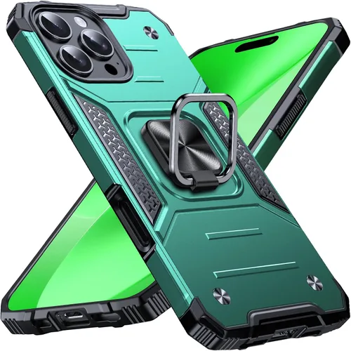 Miniatura 78 de Anqrp Funda resistente para iPhone 6/7/8/SE/SE2 con soporte de anillo mejorado y agarre, grado militar, a prueba de golpes, resistente y robusta