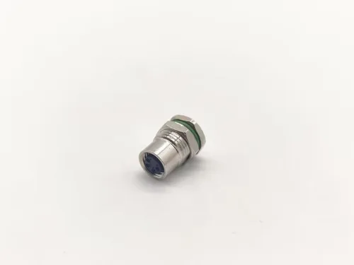 Miniatura 5 de Elecbee 5 unids m8 4 pin conector circular hembra recto impermeable frontal panel receptáculos cable soldadura tipo