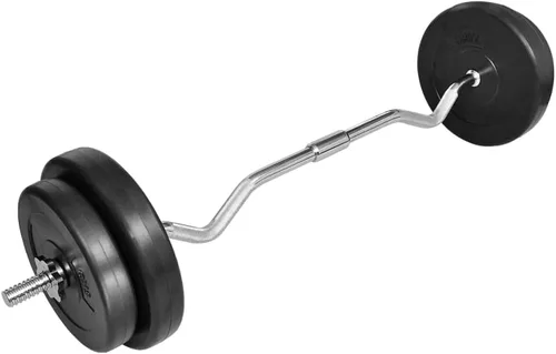 Miniatura 2 de Barra de rizo con pesas de 66.1 libras, juego de pesas ajustables para hombres y mujeres, entrenamiento de fuerza, gimnasio en casa