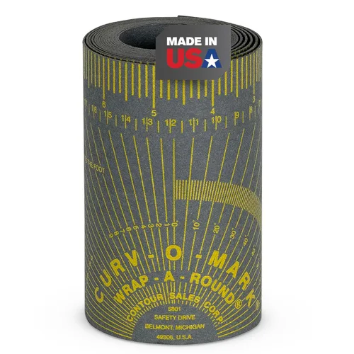 Miniatura 12 de Jackson Safety Herramienta de Medición de Tuberías - Herramienta de Cinta Envolvente Wrap-A-Round para Accesorios de Tuberías