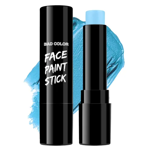 Miniatura 25 de BADCOLOR Barra de pintura naranja para la cara y el cuerpo, crema mezclable para ojos negros de cuerpo completo, maquillaje para Halloween, SFX