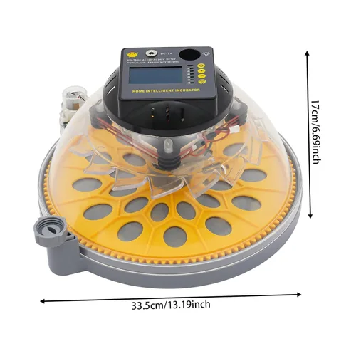 Miniatura 3 de 12 incubadoras para incubar huevos, incubadora de huevos de gallina con giro automático de huevos y pantalla de humedad y luz LED para incubar pollos