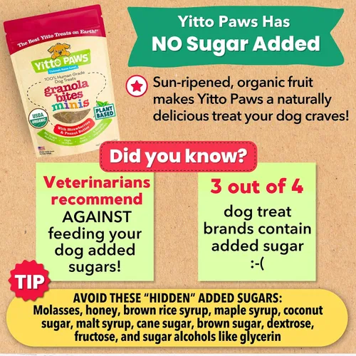Miniatura 6 de Mini golosinas orgánicas de entrenamiento para perros – Galletas crujientes y bajas en calorías – Fresa y mantequilla de maní – Veganas, de grado