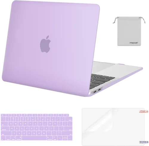 Miniatura 9 de MOSISO - Funda rígida y de plástico compatible con MacBook Air de 13 pulgadas versión 2022, 2021-2018, A2337 M1 A2179 A1932; con cubierta