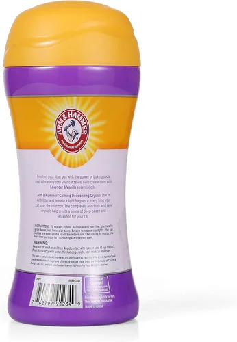 Miniatura 7 de Arm & Hammer Cristales Perfumados para Cajas de Arena para Mascotas, Manzanilla Calmante, Calma el Estado de Ánimo con Cada Uso; Cristales