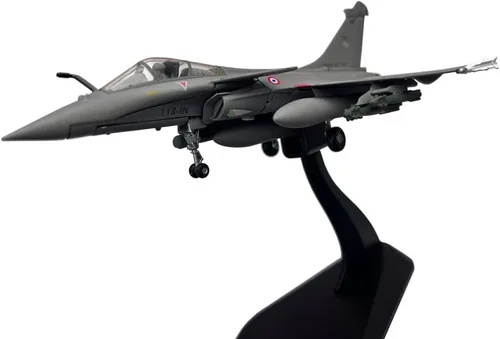 Miniatura 7 de 1:100 France Rafale C Libia War Fighter Jet Avión de metal militar fundido a troquel modelo para colección o regalo (Rafale Guerra de Libia)
