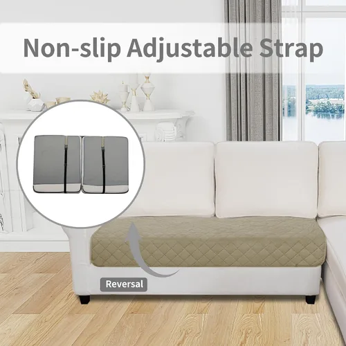 Miniatura 3 de Easy-Going - Fundas para sofá seccional en forma de "L" para perros, funda reversible para sofá, funda para chaise longue, protector de muebles