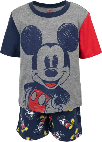 Miniatura 3 de Disney Mickey Mouse Lion King Pixar Cars Pixar Toy Story - Conjunto de camiseta y pantalones cortos de felpa francesa para niños pequeños y grandes