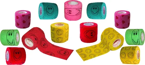 Miniatura 45 de Cinta adhesiva para veterinarios (negro) (paquete de 2) (2 pulgadas x 15 pies), autoadhesiva, adherente, cohesiva, flexible, autoadhesiva, rollo
