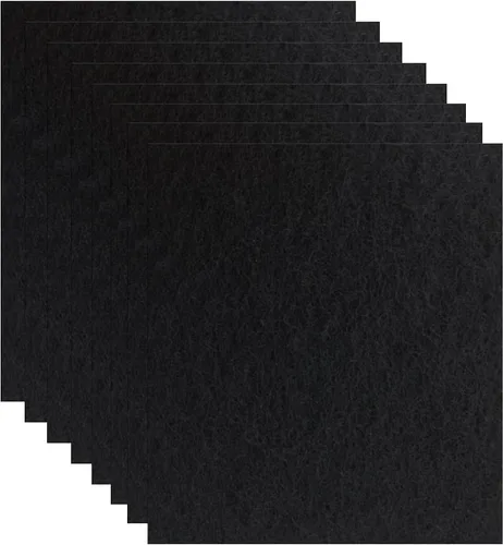 Miniatura 9 de Paquete de 8 filtros de carbón para caja de arena para gatos Van Ness, filtros de olor de carbono de repuesto de 4.4 x 6.5 pulgadas para filtro