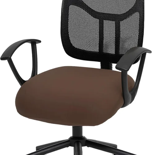 Miniatura 55 de Fundas elásticas para asiento de silla de oficina de escritorio - Funda universal de spandex para silla de computadora - Fundas removibles lavables