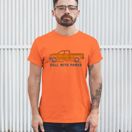 Miniatura 13 de Tee Hunt Camisetas gráficas y camisetas sin mangas para hombre Roll with Power Pickup Truck