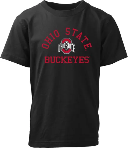 Miniatura 142 de Wes and Willy Camiseta de algodón orgánico de manga corta para niños de la NCAA rutgers scarlet knights rojo