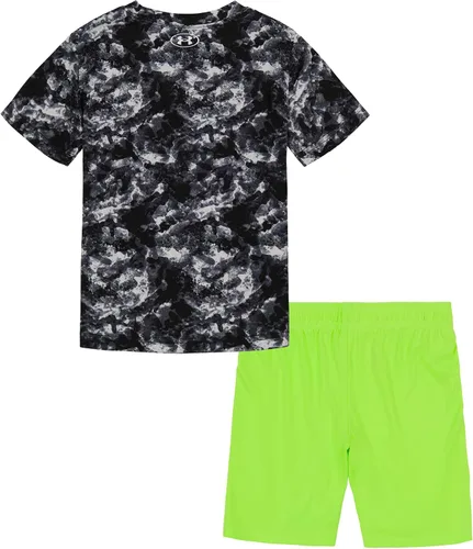 Miniatura 184 de Under Armour baby-girls Ua Terrazzo Leopard Heart SetShort Set