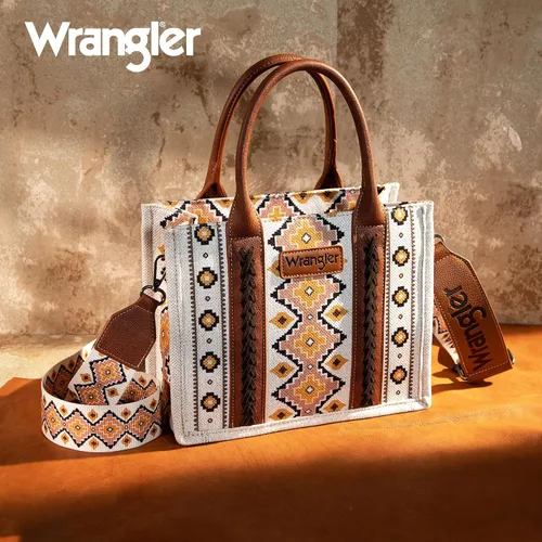 Miniatura 2 de Wrangler Aztec Tote Bag for Women Boho Shoulder Purses and Handbags