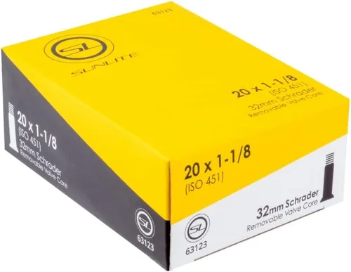Miniatura 13 de Sunlite Tubos de válvula Schrader Standad, varios tamaños Negro