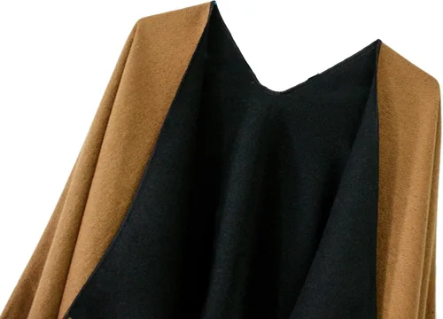 Miniatura 3 de Urban CoCo Poncho de chal para mujer, capa de ruana, cárdigan frontal abierto, abrigo para otoño e invierno