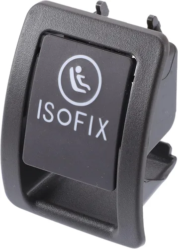 Miniatura 9 de Anclaje de asiento trasero infantil ISOFix cubierta A2059200513 para Mercedes Benz C300 C350 C200 C180 C400 C450 C43 AMG C63 AMG W205 2015-2020 negro