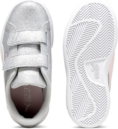 Miniatura 3 de PUMA Tenis unisex Smash 3.0 de cuero con velcro para niños
