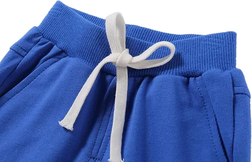 Miniatura 2 de Paquete de 2 pantalones cortos de algodón para correr para niñas y niños, pantalones cortos de playa