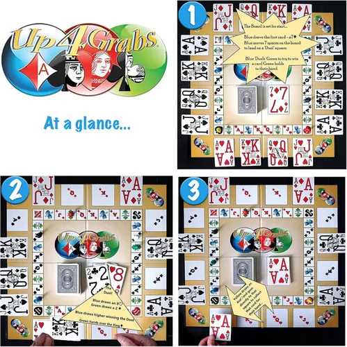 Miniatura 4 de Up 4 Grabs - El juego de mesa de cartas salvaje, lleno de giros y vueltas, diversión nocturna clásica de juegos familiares y adultos