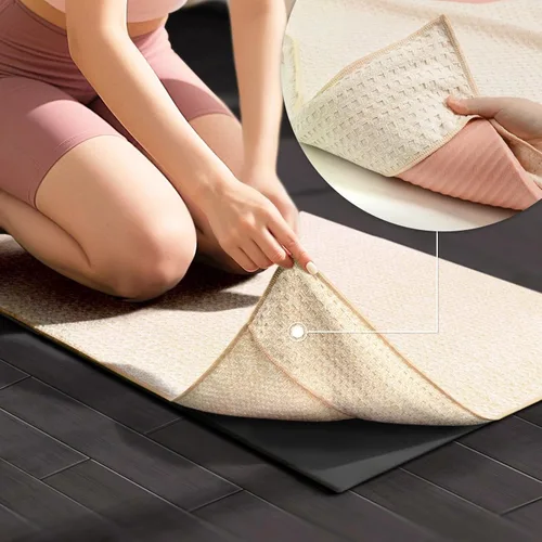 Miniatura 9 de Toalla de yoga caliente, toallas de microfibra antideslizante para yoga caliente, absorbente de microfibra, sudor, cubierta antideslizante, bikram