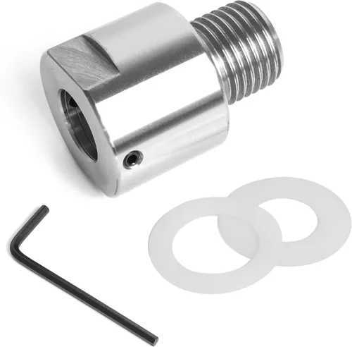 Miniatura 8 de Adaptador de rosca macho de 1-1/4 "x 8TPI a 1" x 8TPI Macho, para torno de madera con rosca de husillo de 1-1/4 "x8TPI, adaptador de husillo