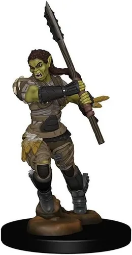 Miniatura 4 de Pathfinder Battles Deep Cuts: Bárbaro femenino medio orco